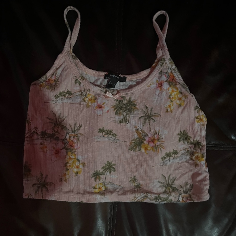 Forever 21 Floral Crop Top